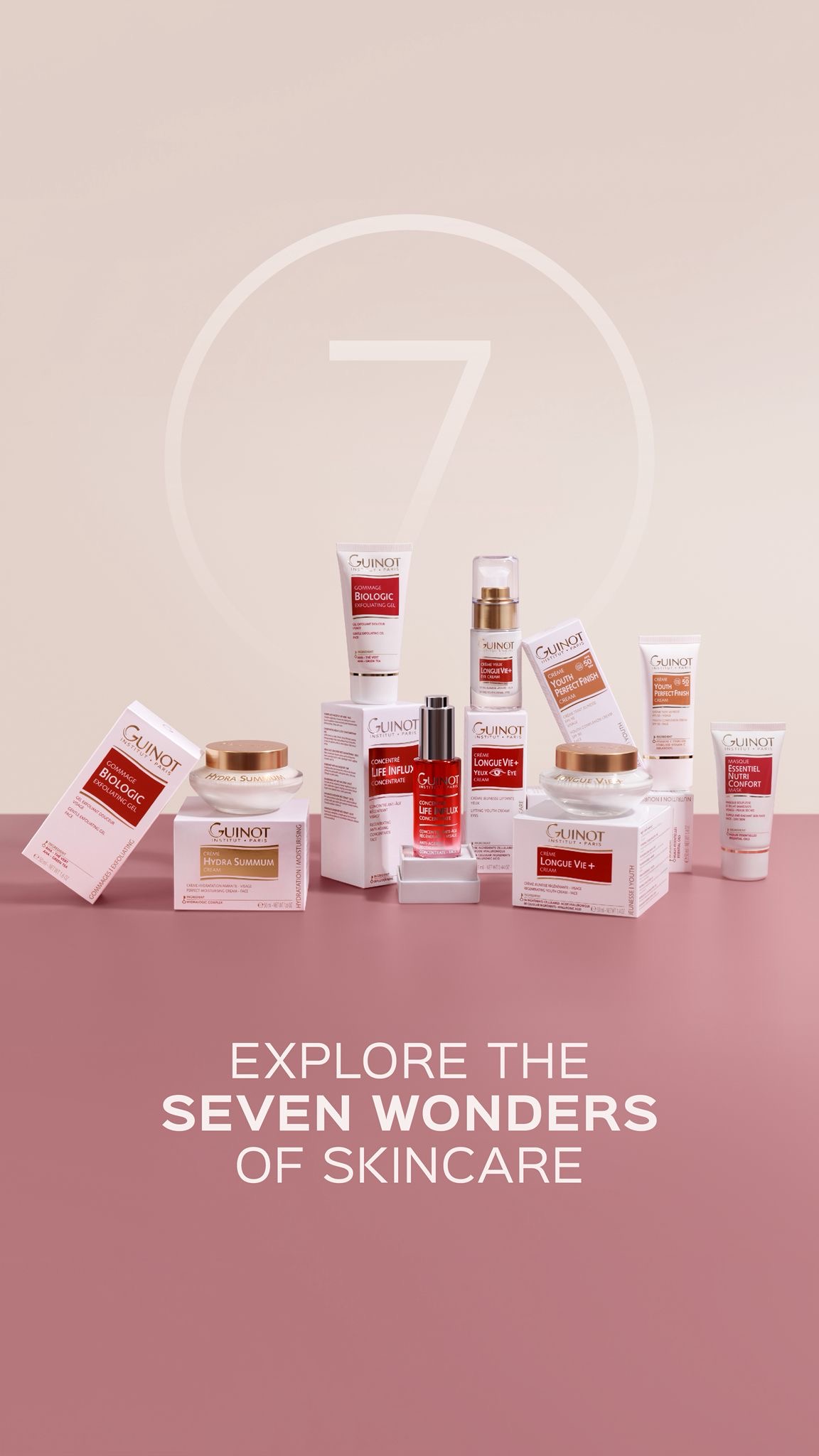 Guinot skincare products